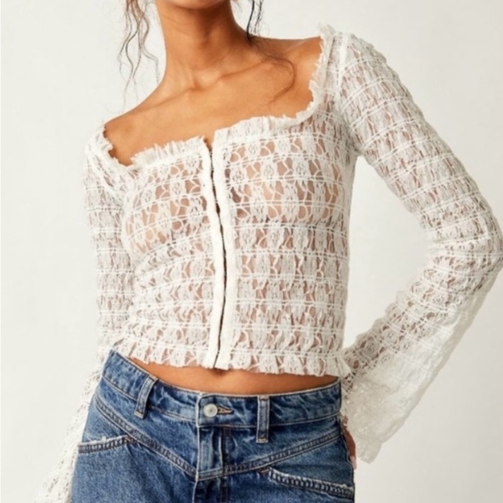 Free people lace top